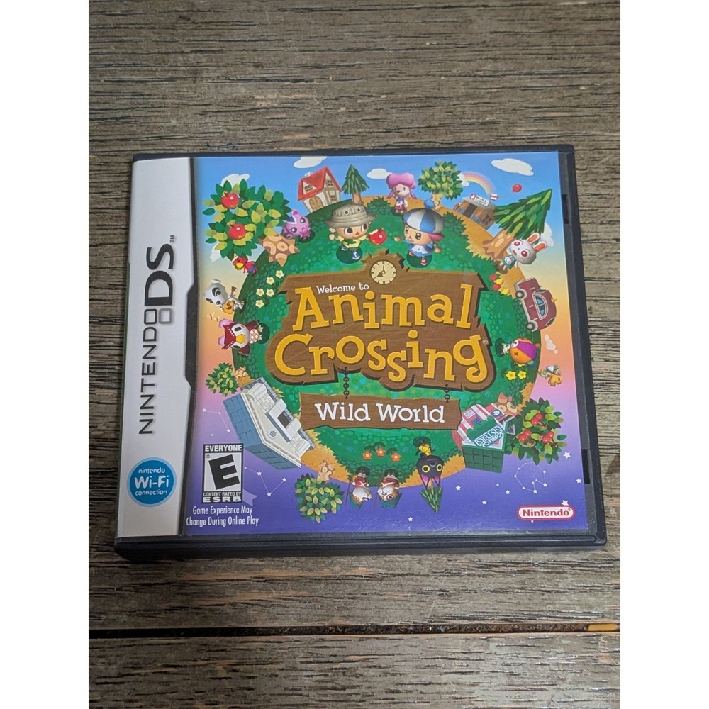Animal Crossing: Wild World (Nintendo DS, 2005) - CIB, Complete w/ Case, Manual